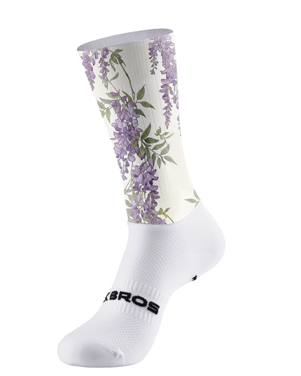 ROCKBROS Women's Wisteria Floral Print Padded Cycling Bib Shorts