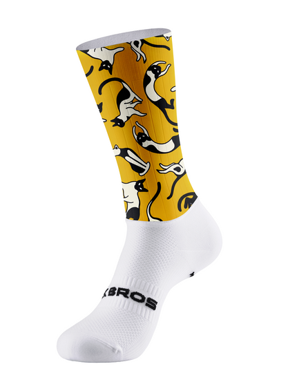 ROCKBROS Golden Cat Acrobat Cycling Socks