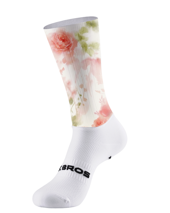 ROCKBROS Watercolor Rose Print Breathable Socks