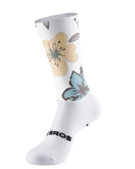 ROCKBROS Retro Floral Print Breathable Socks