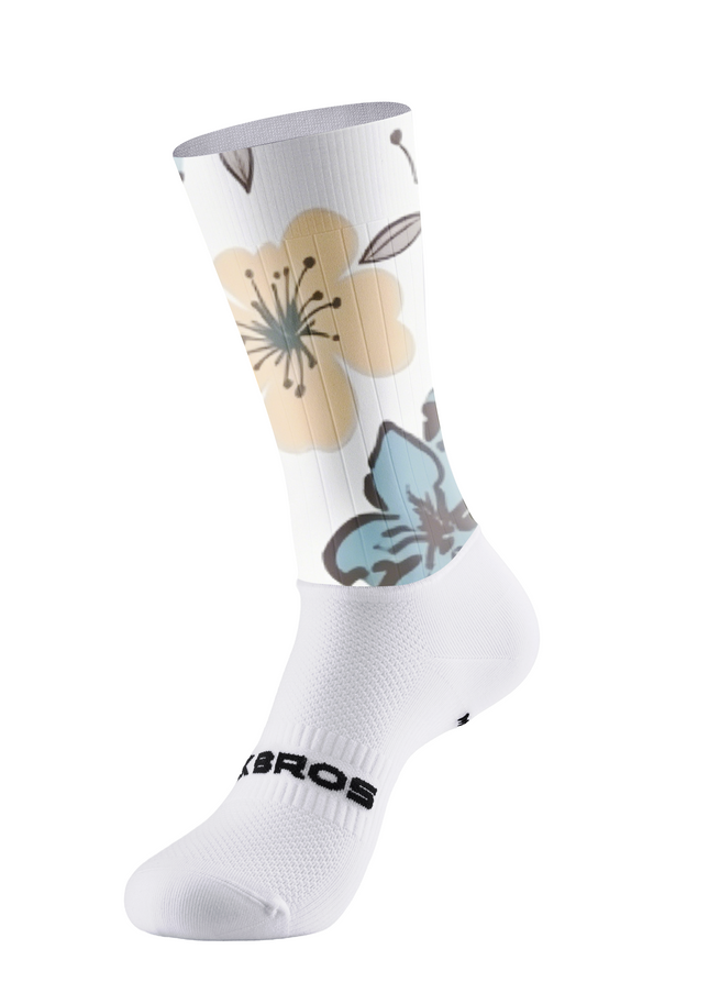 ROCKBROS Retro Floral Print Breathable Socks