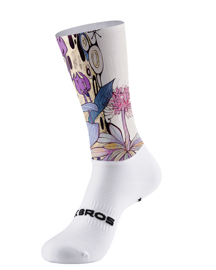ROCKBROS Art Nouveau Bloom Cycling Socks