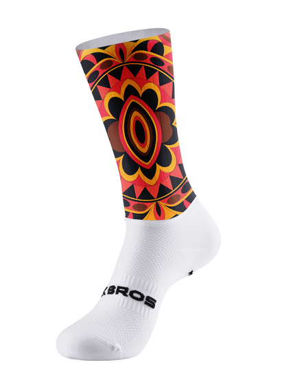 ROCKBROS Vintage Tribal Mandala Geometric Cycling Socks