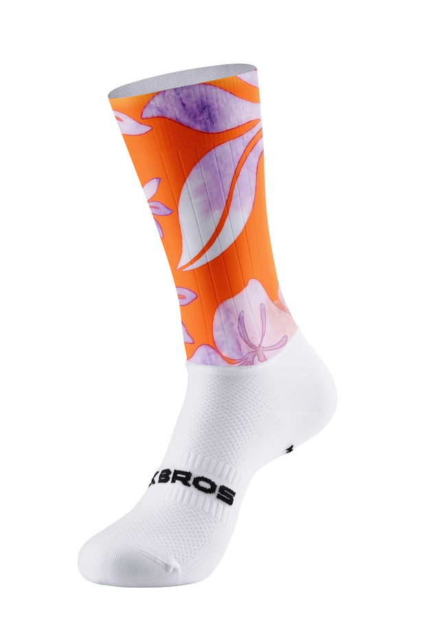 ROCKBROS Women's Tropical Floral Watercolor Cycling Set