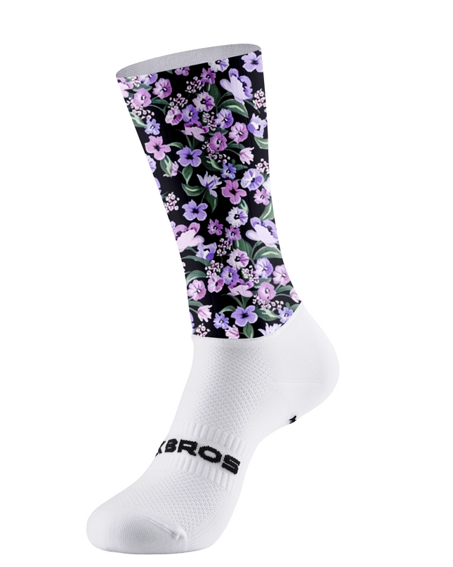 ROCKBROS Women's Dark Ditsy Floral Cycling Bib Shorts