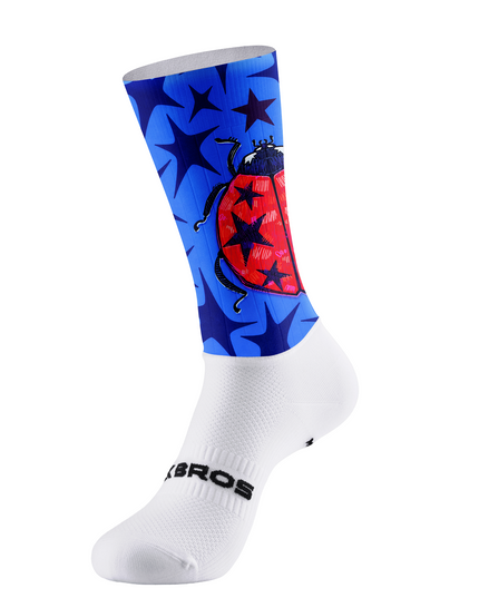 ROCKBROS Women's Beetle Star Graphic Cycling Socks