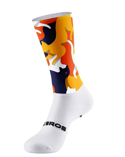 ROCKBROS Autumn Cat Mosaic Cycling Socks
