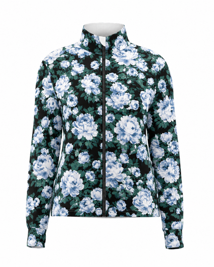 Vintage Blue Bloom Heritage Pro Aero Windbreaker Jacket