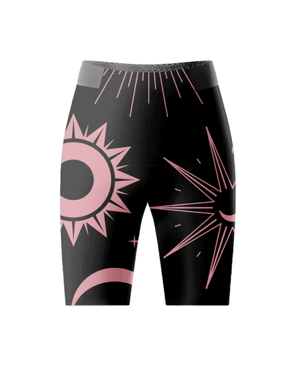 ROCKBROS Women's Cosmic Sunburst Retro Aero Cycling Shorts