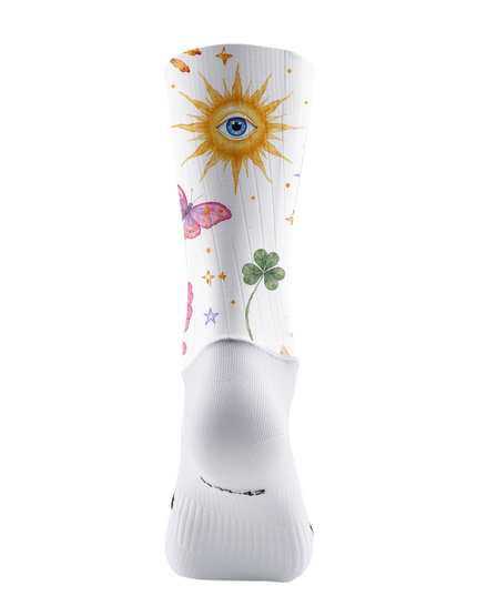 ROCKBROS Solar Eye Butterfly Botanical Pro Cycling Socks