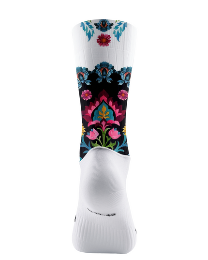ROCKBROS Bohemian Folk Bunny Garden Pro Aero Cycling Socks