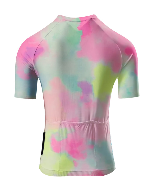 ROCKBROS Women Pastel Neon Watercolor Cycling Jersey