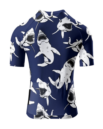 ROCKBROS Women's Ocean Shark Frenzy Cycling Jersey