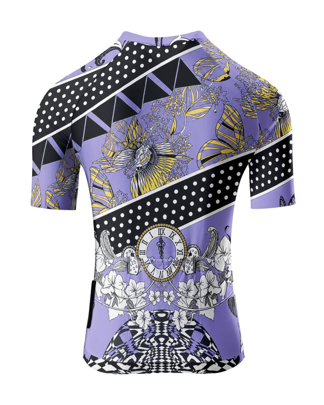 ROCKBROS Women's Vintage Surreal Art Pattern Performance Cycling Jersey
