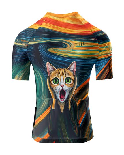 ROCKBROS Women's Scream Cat Short-Sleeve Cycling Jersey