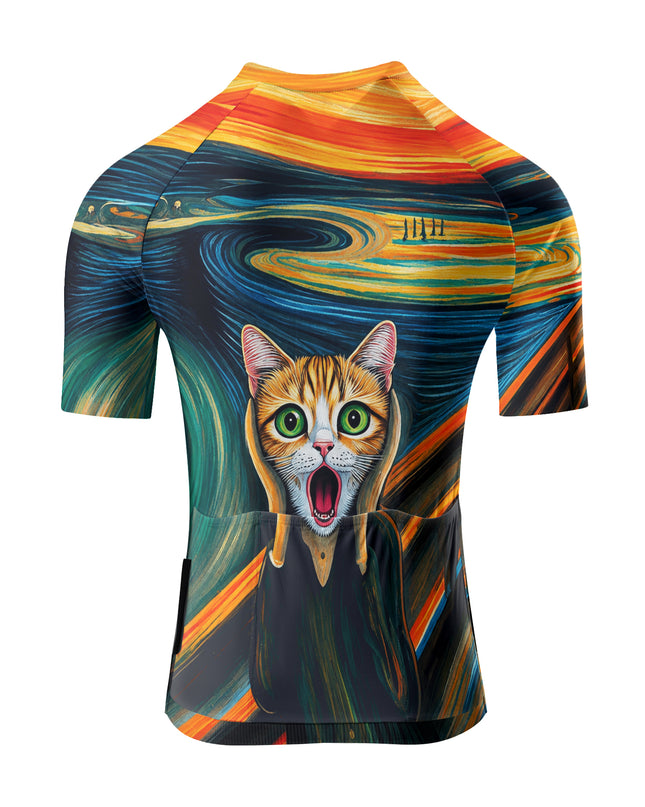 ROCKBROS Women's Scream Cat Short-Sleeve Cycling Jersey