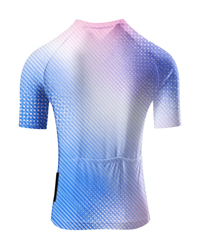 ROCKBROS Women Neon Gradient Cycling Jersey