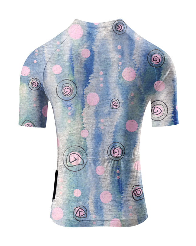 ROCKBROS Women's Artistic Pastel Cycling Jersey