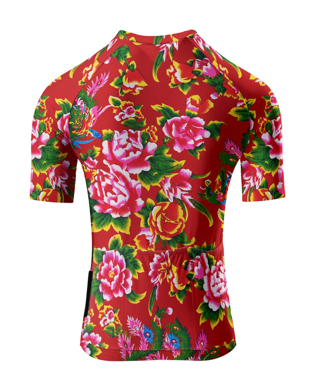 ROCKBROS Women Peony Phoenix Cycling Jersey