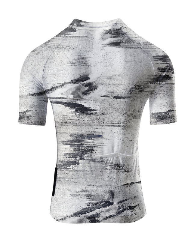 ROCKBROS Women's Grunge Textured Cycling Jersey