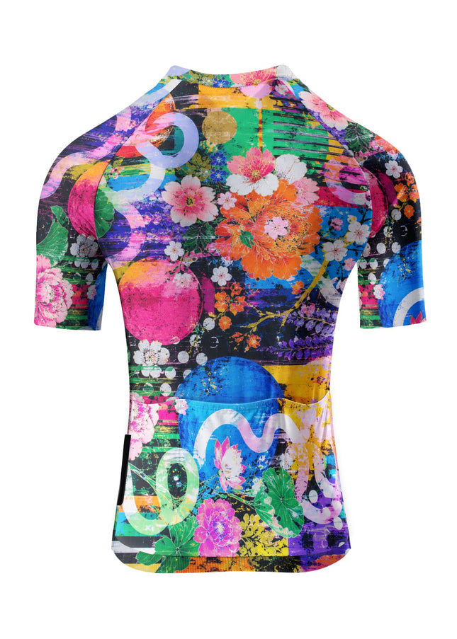 ROCKBROS Women's LES Floral Street Art Cycling Jersey