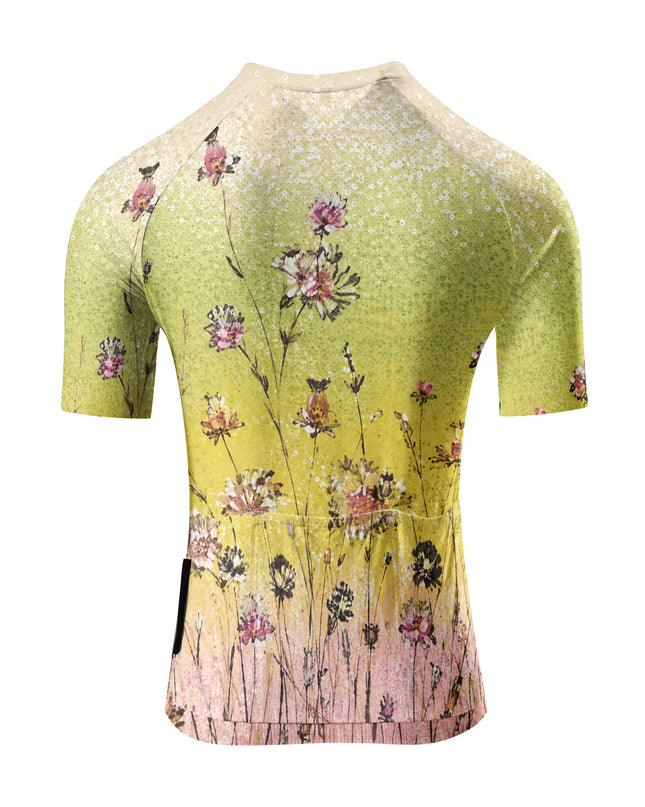 ROCKBROS Women's Pastoral Meadow Floral Art Performance Cycling Jersey