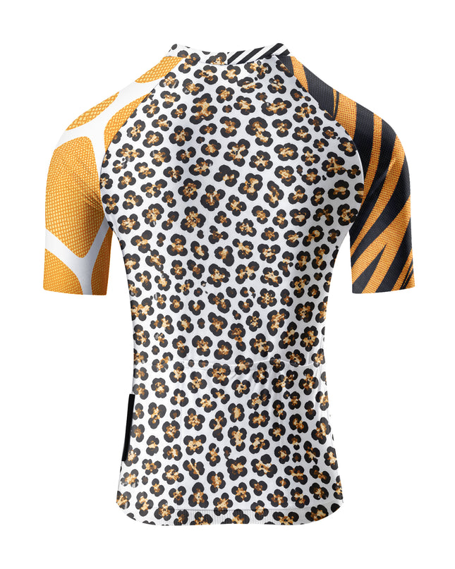 ROCKBROS Women's Mixed Print Cycling Jersey