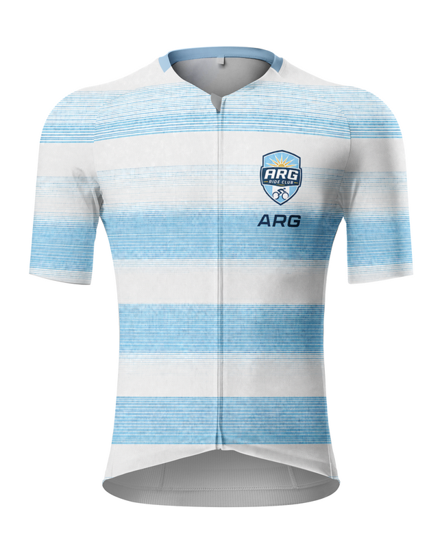 ROCKBROS Men's Argentina National Stripe Cycling Jersey