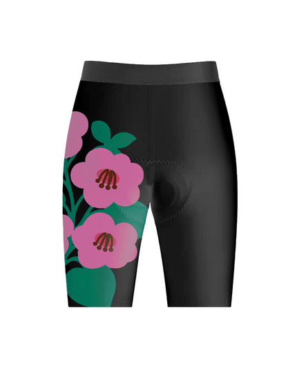 ROCKBROS Women's Bold Bloom Pop Art Cycling Shorts
