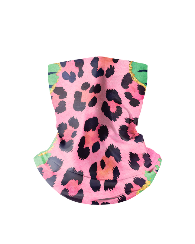 ROCKBROS Neon Leopard Shredder Aero Face Mask