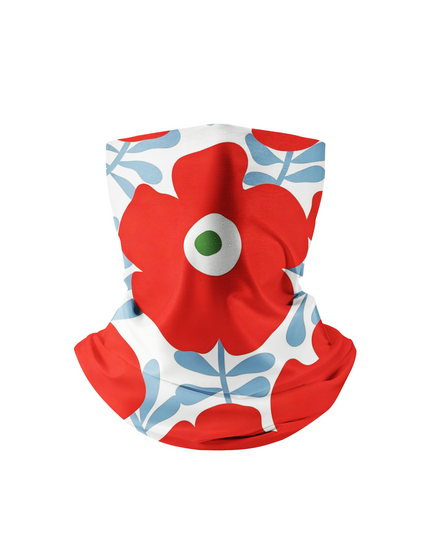 ROCKBROS Poppy Floral Cycling Neck Gaiter