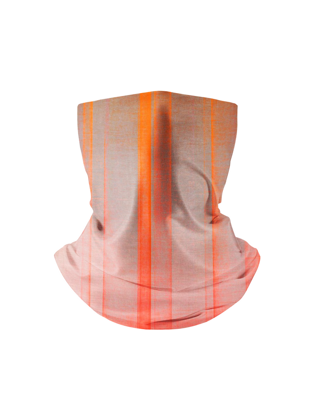 ROCKBROS Luminous Orange Stripe Cycling Neck Gaiter