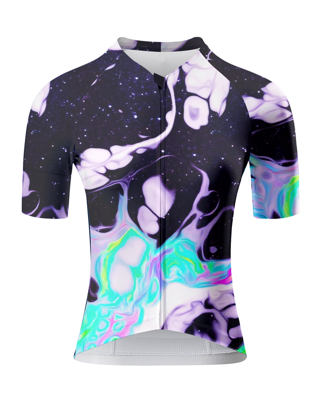ROCKBROS Women's Liquid Nebula Marble Aero Cycling Jersey