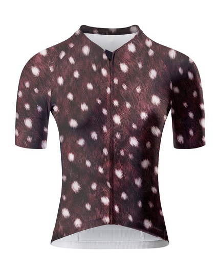 ROCKBROS Women's Fawn Spotted Fur Code Aero Cycling Jersey