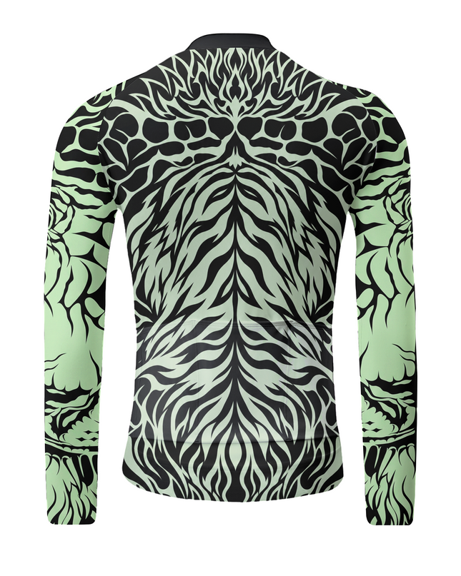 ROCKBROS Tribal Tiger Animal Print Long Sleeve Cycling Jersey