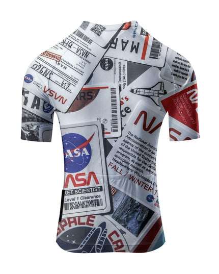 ROCKBROS Women's NASA ID Collage Space Exploration Cycling Jersey