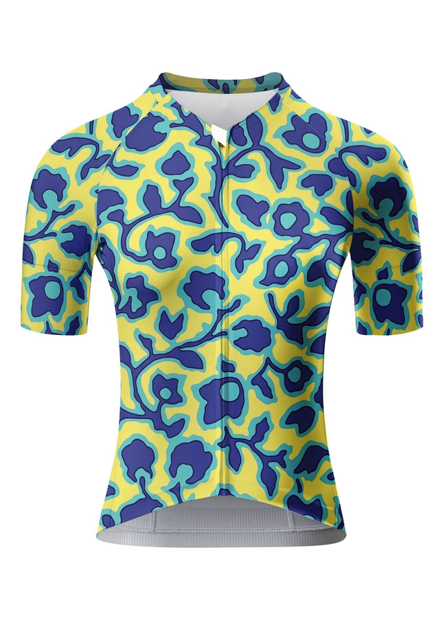 ROCKBROS Women's Artistic Floral Print Short Sleeve Cycling Set