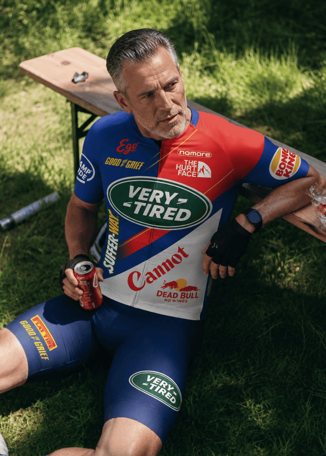 ROCKBROS Men's "Very Tired" Club Classics Pro Aero Jersey
