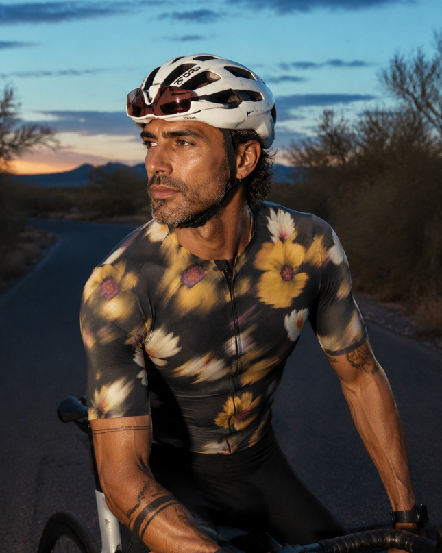 ROCKBROS Motion Blur Floral Cycling Socks