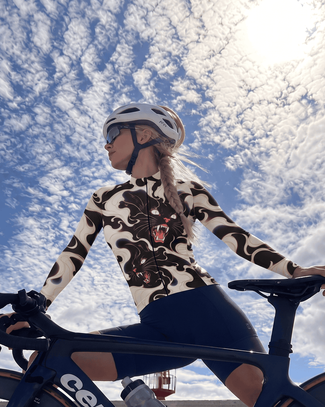 ROCKBROS The Cat’s Gaze Long Sleeve Pro Aero Cycling Jersey