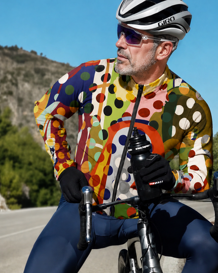 Retro Geo Polka Dot Pop Art Pro Aero Windbreaker Jacket