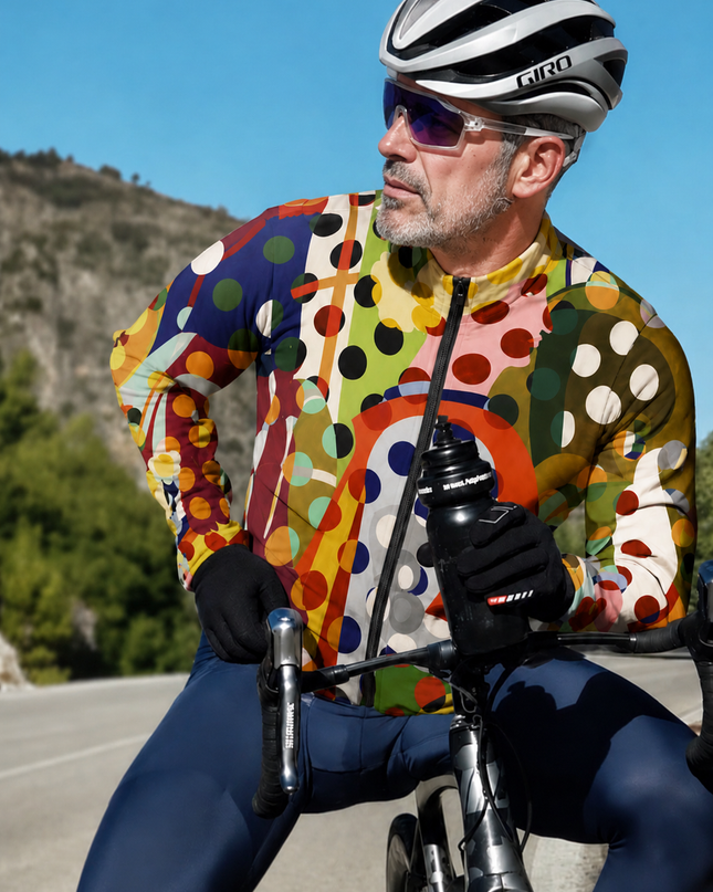 Retro Geo Polka Dot Pop Art Pro Aero Windbreaker Jacket
