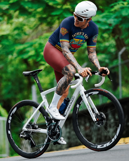 ROCKBROS Men's Retro Dad Life Cycling Jersey