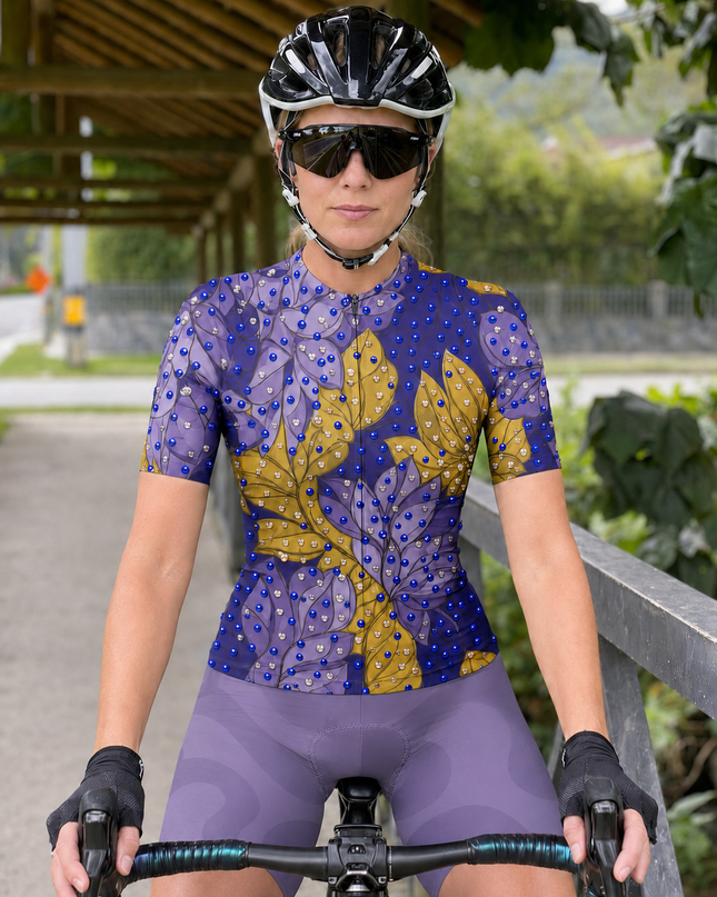 ROCKBROS Jeweled Floral Fantasy Cycling Socks