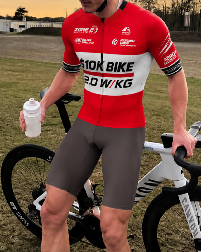 ROCKBROS Men's Red White Block Pro Cycling Slogan Cycling Jersey