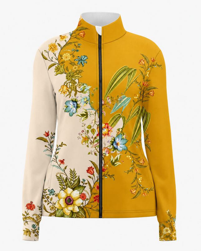 Golden Botanical Garden Windproof Jacket