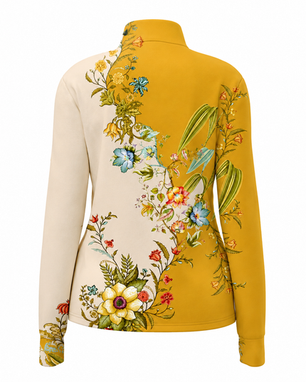 Golden Botanical Garden Windproof Jacket