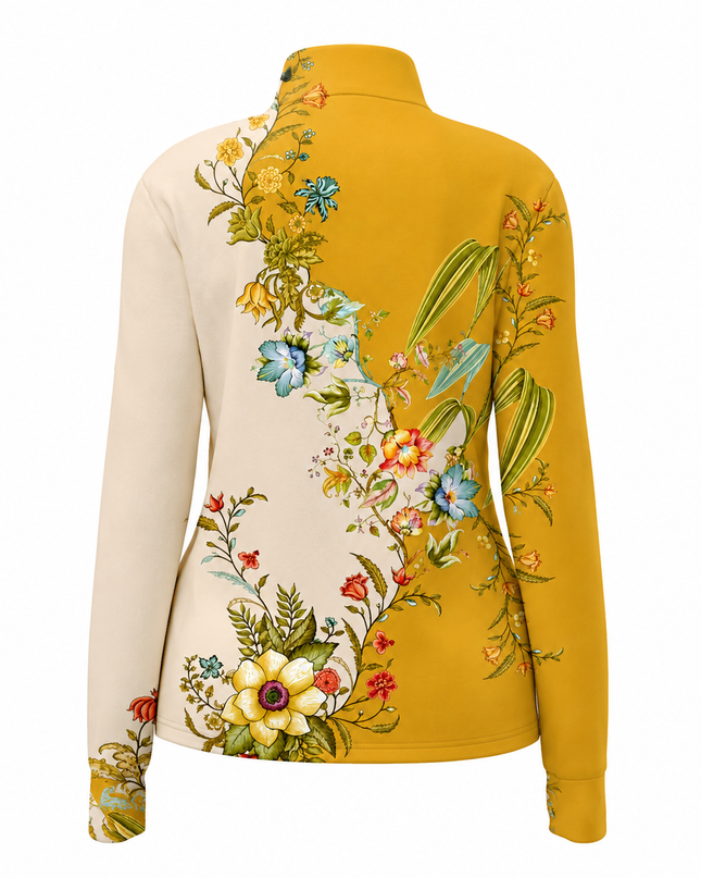 Golden Botanical Garden Windproof Jacket