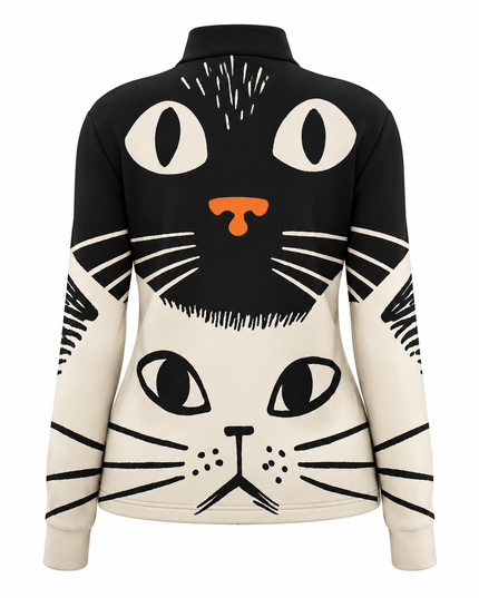 Cat Duo Graphic Windproof Jacket