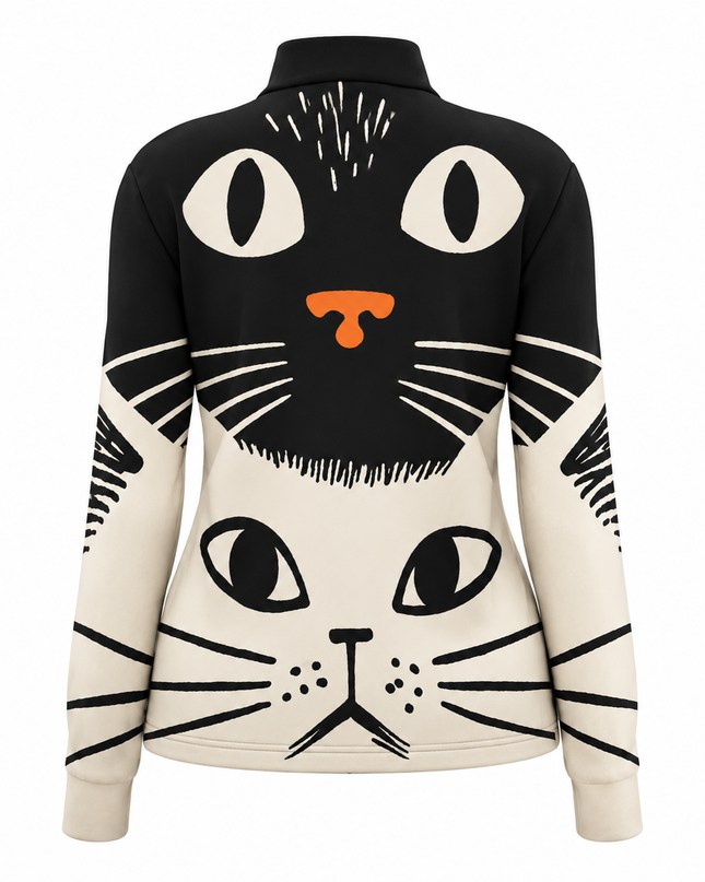 Cat Duo Graphic Windproof Jacket